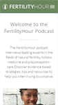 Mobile Screenshot of fertilityhour.com